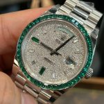 Rolex Day-Date Luxury Fake Watches Custom Diamonds Moissanite Weight 200 Grams 40mm - Image 5