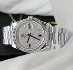 Rolex Day-Date Knock Off Watches Full Moissanite Dial Custom GM Factory 40mm - Image 3
