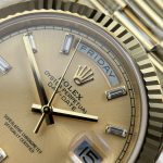 Rolex Day-Date Copies Watches Yellow Champagne Dial Calibre 3255 Movement Super Clone RC Factory 40mm - Image 5