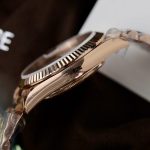 Rolex Day-Date Rose Gold Plated Replica 1:1, weighing 186 grams, QF Factory, 40mm. - Image 7