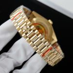 Rolex Day-Date Black Dial Knock Off Watches Weight 184 Grams QF Factory 40mm - Image 9