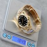 Rolex Day-Date Black Dial Knock Off Watches Weight 184 Grams QF Factory 40mm - Image 2
