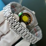 Rolex Day-Date Meteorite Dial Imitation Watches Moissanite Diamonds Custom QF Factory 36mm - Image 9