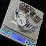 Rolex Day-Date Meteorite Dial Imitation Watches Moissanite Diamonds Custom QF Factory 36mm - Image 2