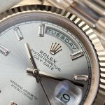 Rolex Day-Date Imitation Watches Silver Dial Calibre 3255 Movement Super Clone RC Factory 40mm - Image 6