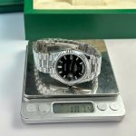 Rolex Imitation Watches Day-Date Black Dial Weight 186 Grams QF Factory 40mm - Image 2