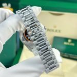 Rolex Imitation Watches Day-Date Black Dial Weight 186 Grams QF Factory 40mm - Image 9