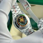 Rolex Imitation Watches Day-Date Black Dial Weight 186 Grams QF Factory 40mm - Image 8