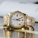 Rolex Day-Date Replica Watches White Dial Weight 181 Grams GM Factory 40mm - Image 4