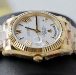 Rolex Day-Date Replica Watches White Dial Weight 181 Grams GM Factory 40mm - Image 5