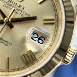 Rolex Day-Date Luxury Fake Watches Yellow Champagne Dial Weight 212 Grams RC Factory 40mm - Image 6