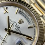 Rolex Day-Date Knock Off Watches Silver Dial Calibre 3255 Movement Super Clone RC Factory 40mm - Image 5