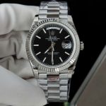 Rolex Day-Date Replica Watches Black Dial Weight 180 Grams GM Factory 40mm
