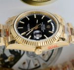 Rolex Day-Date Knock Off Watches Black Dial Weight 181 Grams GM Factory 40mm - Image 8