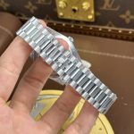 Rolex Luxury Imitation Watches Day-Date Gray Dial Luminous Numbers Weight 186 Grams QF Factory 40mm - Image 12