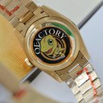 Rolex Day-Date Replica Watch Green Index Dial Weight 158 Grams QF Factory 36mm - Image 9