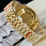 Rolex Day-Date Replica Watches Black Dial President Strap GM Factory 40mm - Image 11
