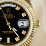 Rolex Day-Date Replica Watches Black Dial President Strap GM Factory 40mm - Image 7