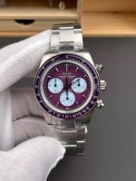 Rolex Luxury Replica Watches Daytona 116508 Warm Burgundy Best Quality 40mm