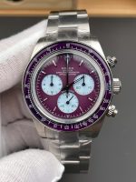 Rolex Luxury Replica Watches Daytona 116508 Warm Burgundy Best Quality 40mm - Image 3