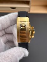 Rolex Daytona 116518 knock Off Watches Champagne Yellow Dial Oysterflex Strap QF Factory 40mm - Image 8
