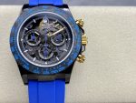 Rolex Daytona By Blaken Fake Watches Skeleton Dial Rubber Strap Blue 40mm - Image 4