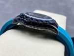Rolex Daytona By Blaken Luxury Fake Watches Skeleton Dial Rubber Strap Cyan 40mm - Image 7