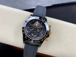 Rolex Daytona By Blaken Replica Watches Skeleton Dial Rubber Strap 40mm