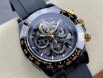 Rolex Daytona By Blaken Replica Watches Skeleton Dial Rubber Strap 40mm - Image 3