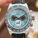 Rolex Daytona DiW Ferrari Tiffany Dial Replica Watches White Carbon Super Light 40mm - Image 4