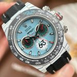 Rolex Daytona DiW Ferrari Tiffany Dial Replica Watches White Carbon Super Light 40mm - Image 5