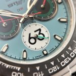 Rolex Daytona DiW Ferrari Tiffany Dial Replica Watches White Carbon Super Light 40mm - Image 7