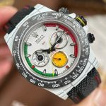 Rolex Daytona DiW Ferrari Knock Off Watches White Carbon Super Light 40mm - Image 6