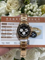 Rolex Daytona Le Mans 100th Year 126528LN Knock Off Watches 18K Gold Wrapped Custom 40mm