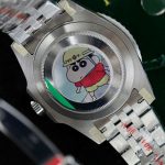 Rolex GMT-Master II Replica Watches Black Dial Bezel Blue Ceramic Jubilee Strap AR Factory 40mm - Image 9