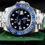 Rolex GMT-Master II Replica Watches Black Dial Bezel Blue Ceramic Jubilee Strap AR Factory 40mm - Image 5