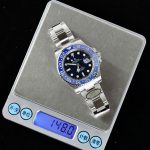 Rolex GMT-Master II Imitation Watches Black Dial Bezel Blue Ceramic Oyster Strap AR Factory 40mm - Image 2