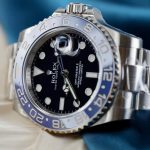 Rolex GMT-Master II Imitation Watches Black Dial Bezel Blue Ceramic Oyster Strap AR Factory 40mm - Image 5