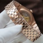 Rolex Land-Dweller 127334 White Dial Honeycomb Pattern Replica Watches Diamonds CZ Baguette Custom 40mm - Image 11