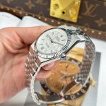 Rolex Land-Dweller 127334 Imitation Watches White Dial Honeycomb Pattern 40mm - Image 4