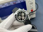 Rolex Luxury Fake Watches Cosmograph Daytona 126519LN Black Dial Oysterflex Strap QF Factory 40mm - Image 2