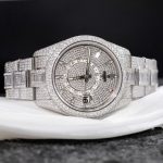 Rolex Sky-Dweller Knock Off Watches Full Stone CZ Automatic Movement 42mm - Image 4
