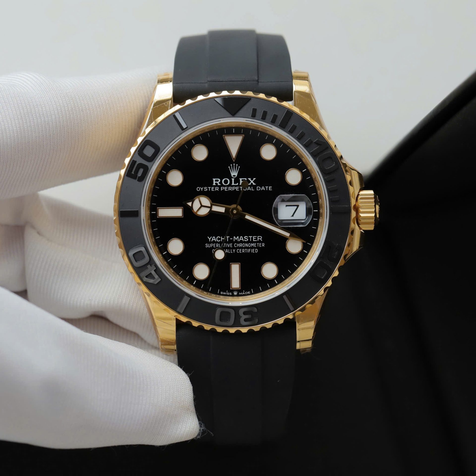 Dong-Ho-Rolex-Yacht-Master-226658-Replica-11-Ma-Vang-Trong-Luong-150Grams-Xuong-VS-42mm-3.jpg Rolex Yacht-Master 226658 Knock Off Watch Weight ~150 Grams VS Facotry 42mm - Image 1