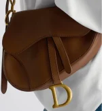 Medium Soft Saddle Bag with Strap M0466CBUW_M59M - Image 6
