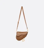 Medium Soft Saddle Bag with Strap M0466CBUW_M59M - Image 3