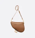 Medium Soft Saddle Bag with Strap M0466CBUW_M59M - Image 2