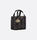 Small Dior Toujours Vertical Tote Bag M2835ODFG_M911 - Image 5
