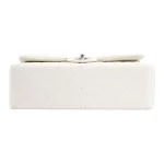 Chanel Classic Flap Jumbo – White Caviar Leather & Gold-Tone Metal - Image 3
