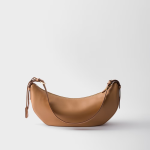 Prada Demi-lune large leather shoulder bag