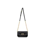 Dior 30 Montaigne Avenue Bag in Shiny Black Calfskin Leather - Image 2